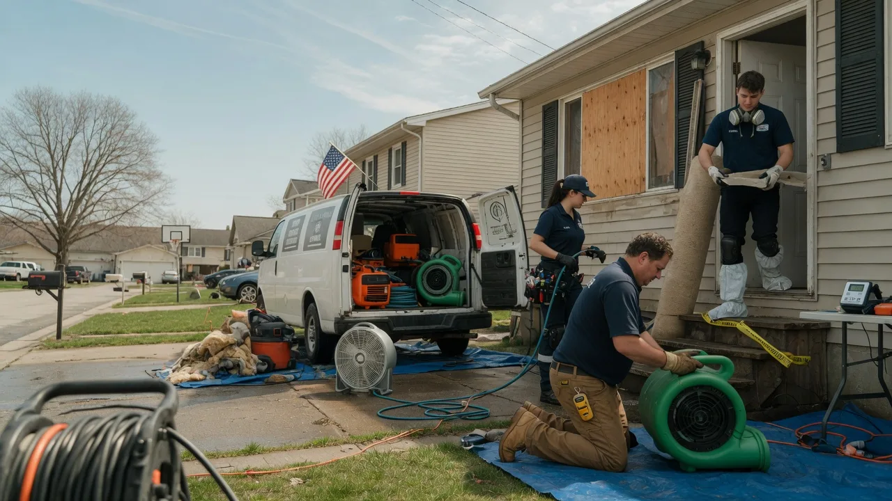 Water Damage Restoration in Cherry Valley, IL near me